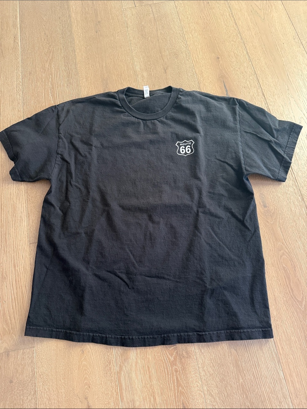 Black Route 66 Short Sleeve Tee